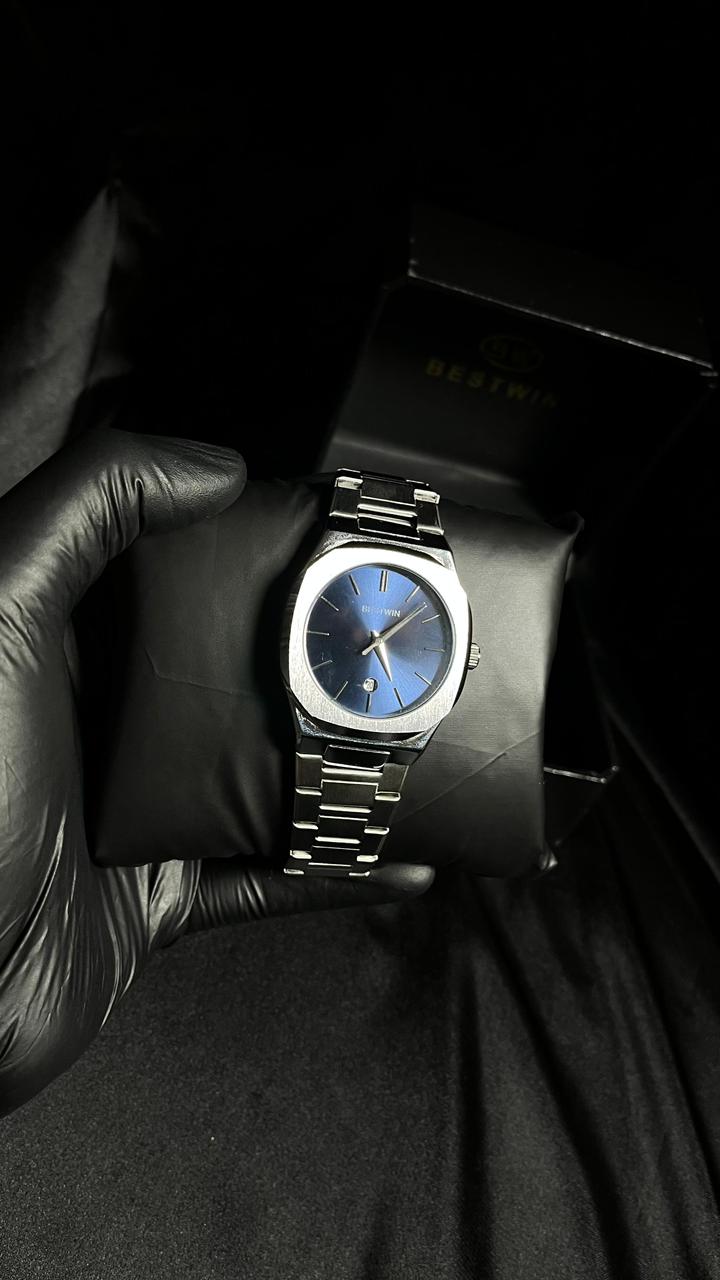 Bestwin Men's Watch in Blue Dail With Date